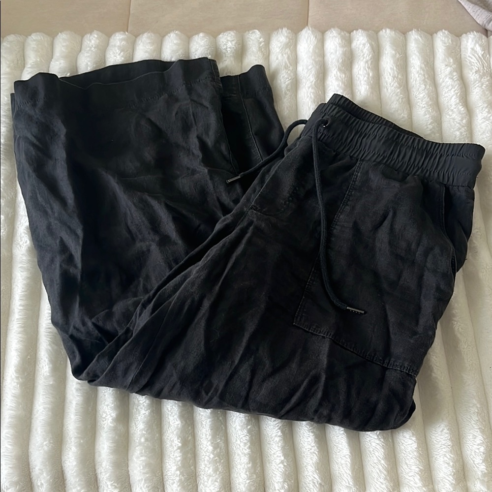 Athleta Linen Drawstring Pants